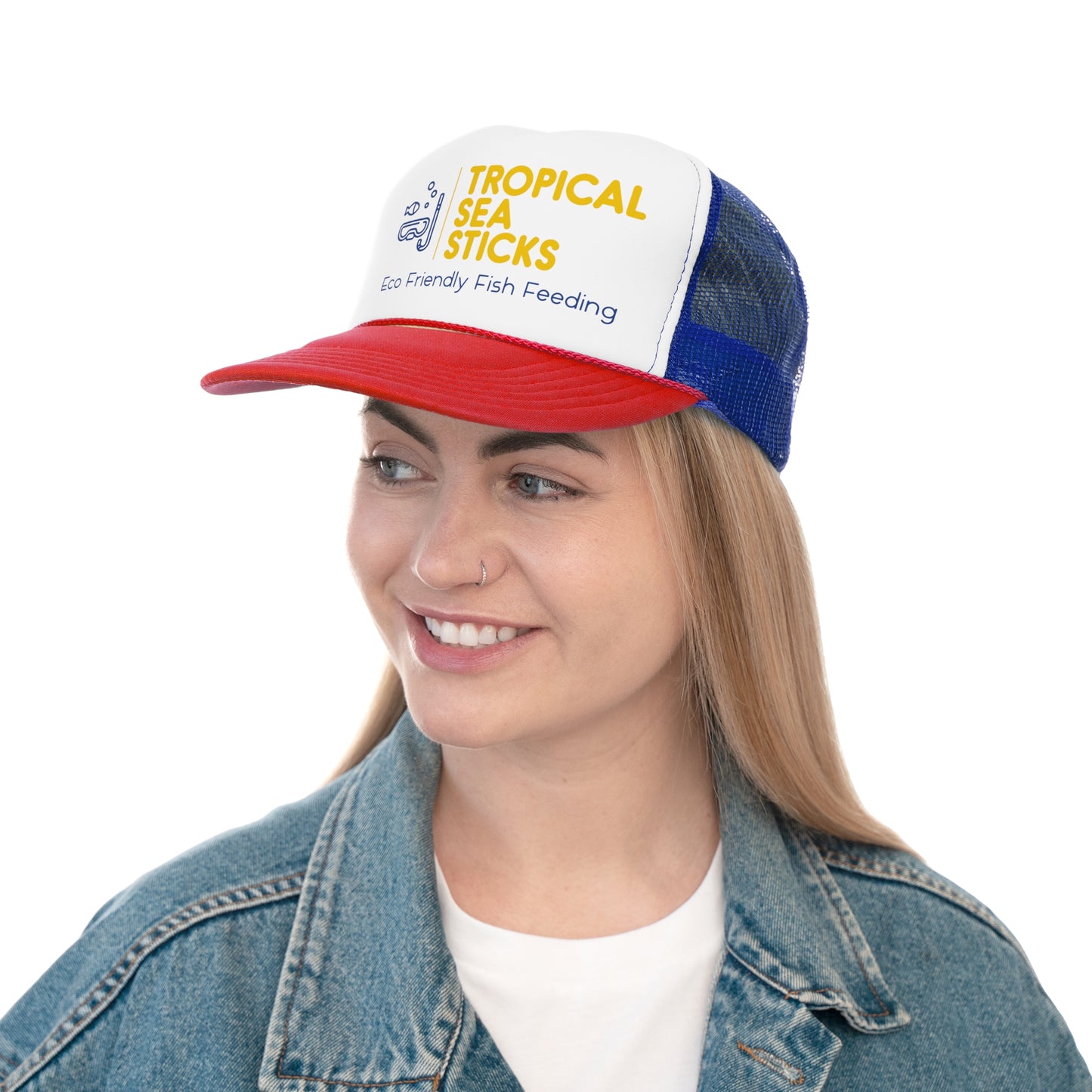 Tropical Sea Sticks Trucker Cap