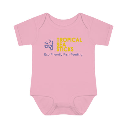 Baby Onesie Tropical Sea Sticks