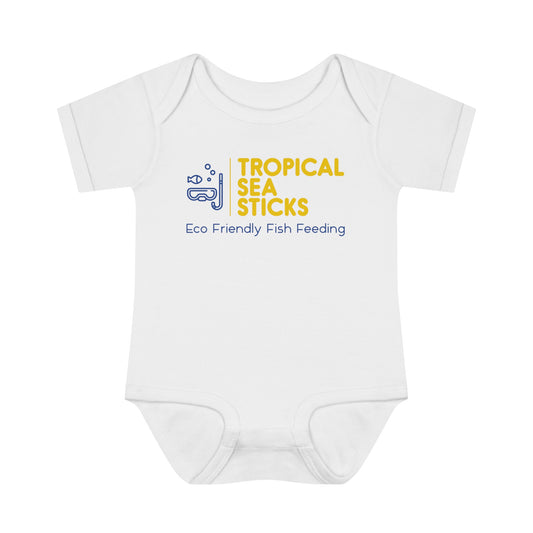 Baby Onesie Tropical Sea Sticks