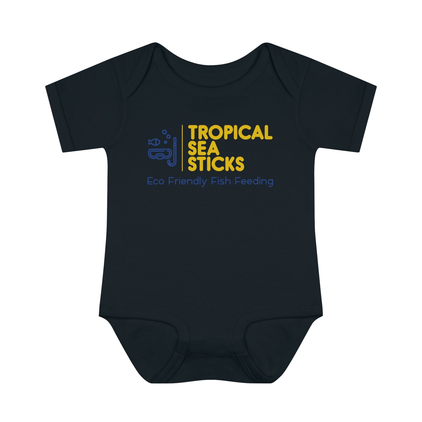 Baby Onesie Tropical Sea Sticks